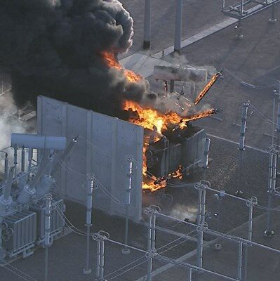 Transformer Explosion Fire - The Real Test Contain Fire Before It Spreads To Other Critical Assets